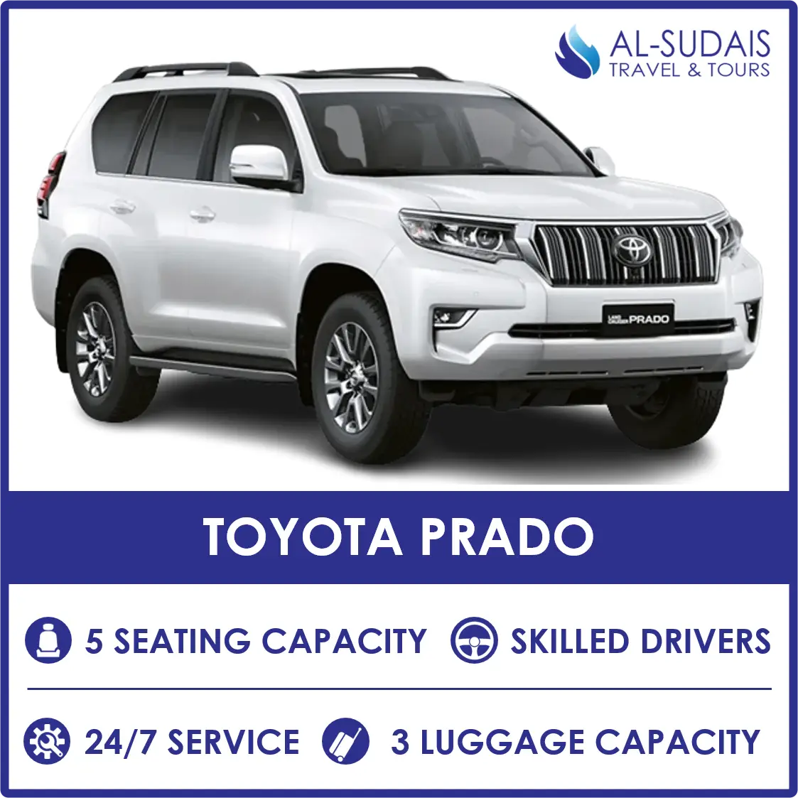 Rent a Toyota Prado Rent a Car in DHA Lahore