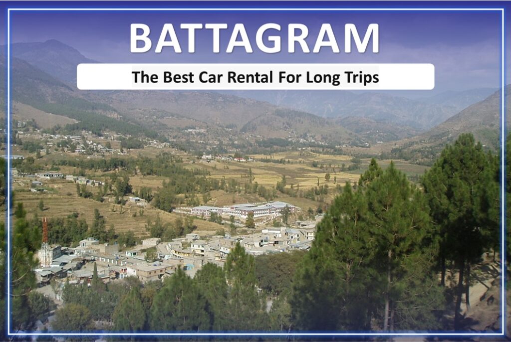 Rent a car battagram Pakistan